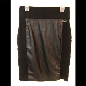 Calvin Klein mixed media skirt